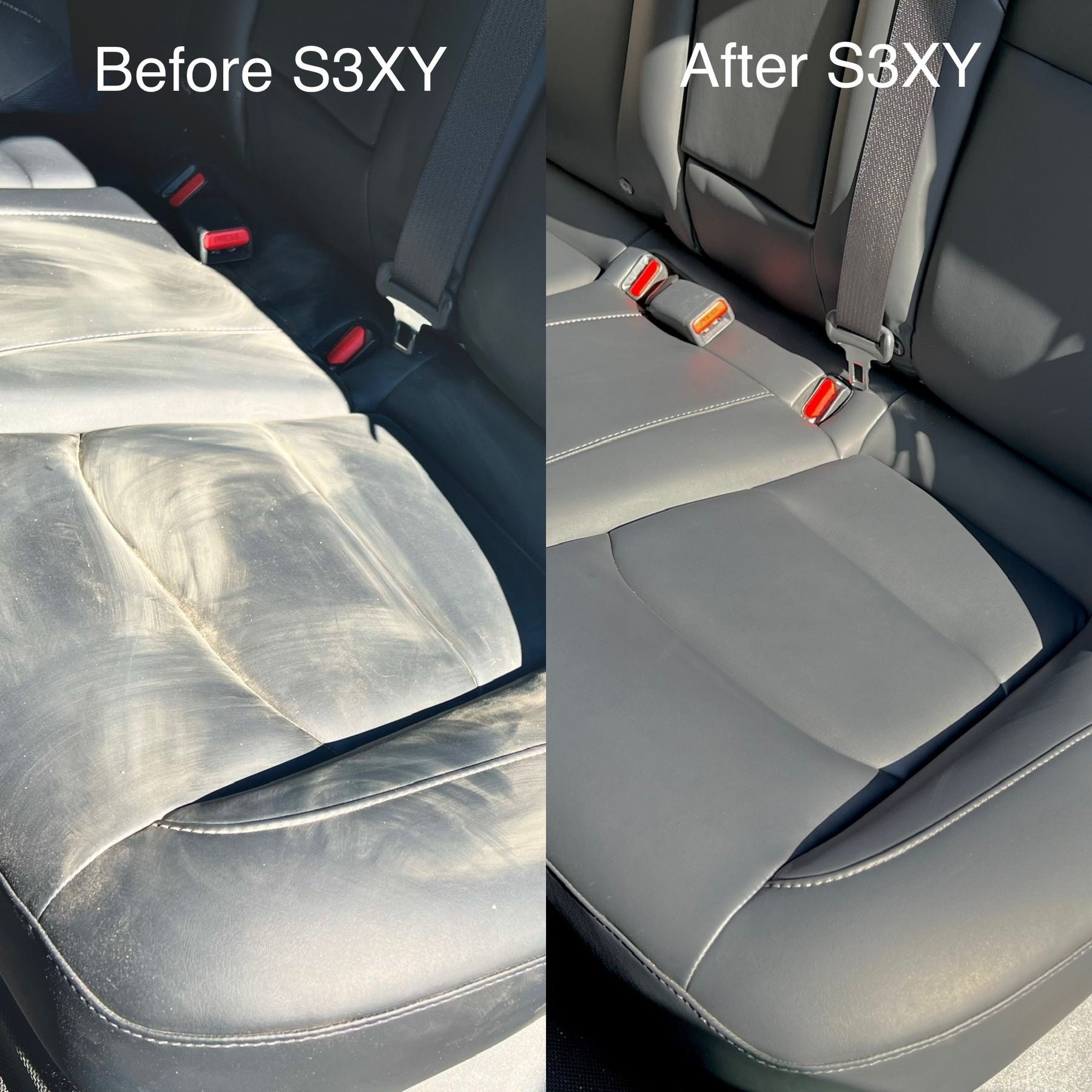  TesLiner Tesla Seat Cleaner for White, Black, Cream Vegan  Leather, Helps with Blue Dye, Stains, Safe on All Surfaces, Interior Cleaner  for Model 3 Y S X